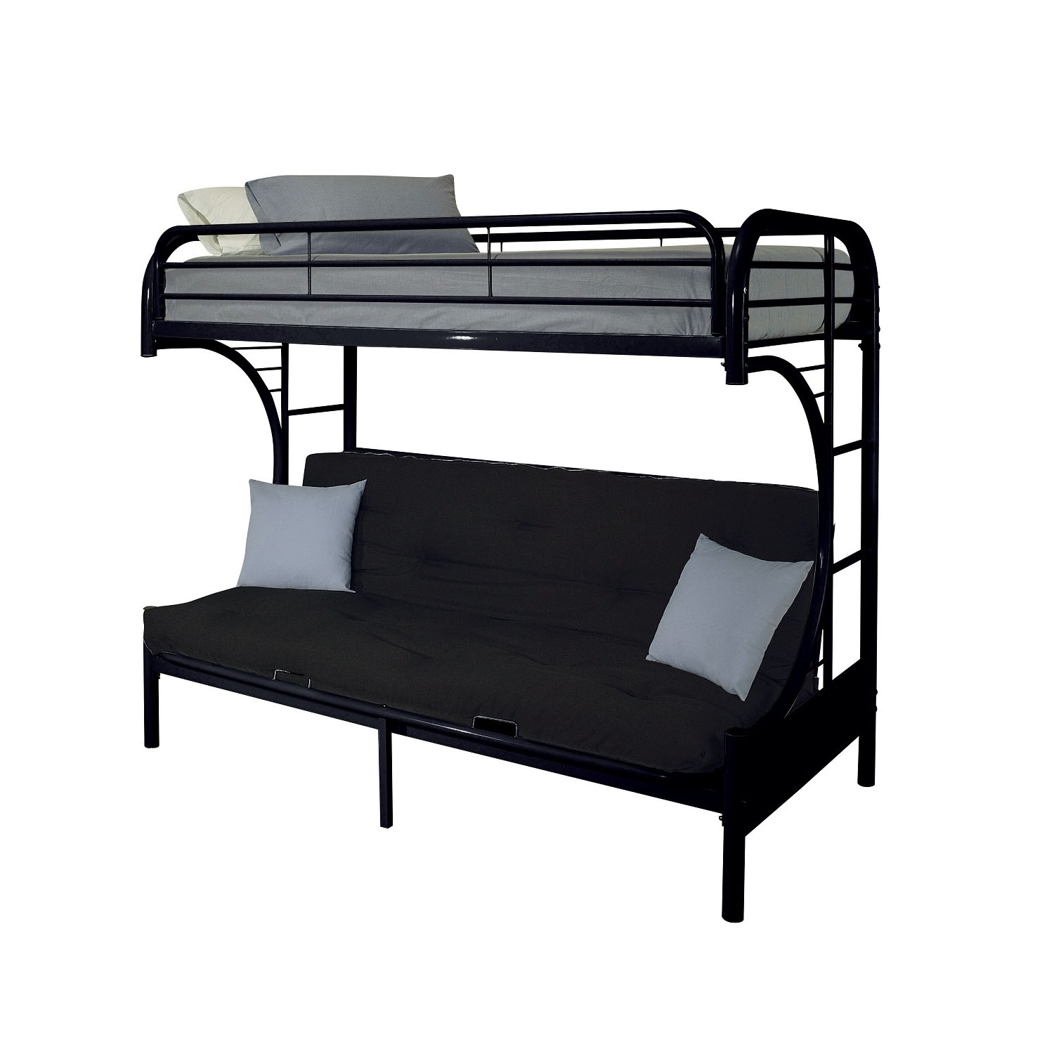 Twin over queen futon bunk bed 2025