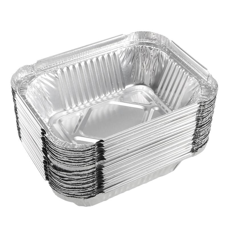 Aluminum Foil Pans, Disposable Trays Containers for Kitchen Roasting