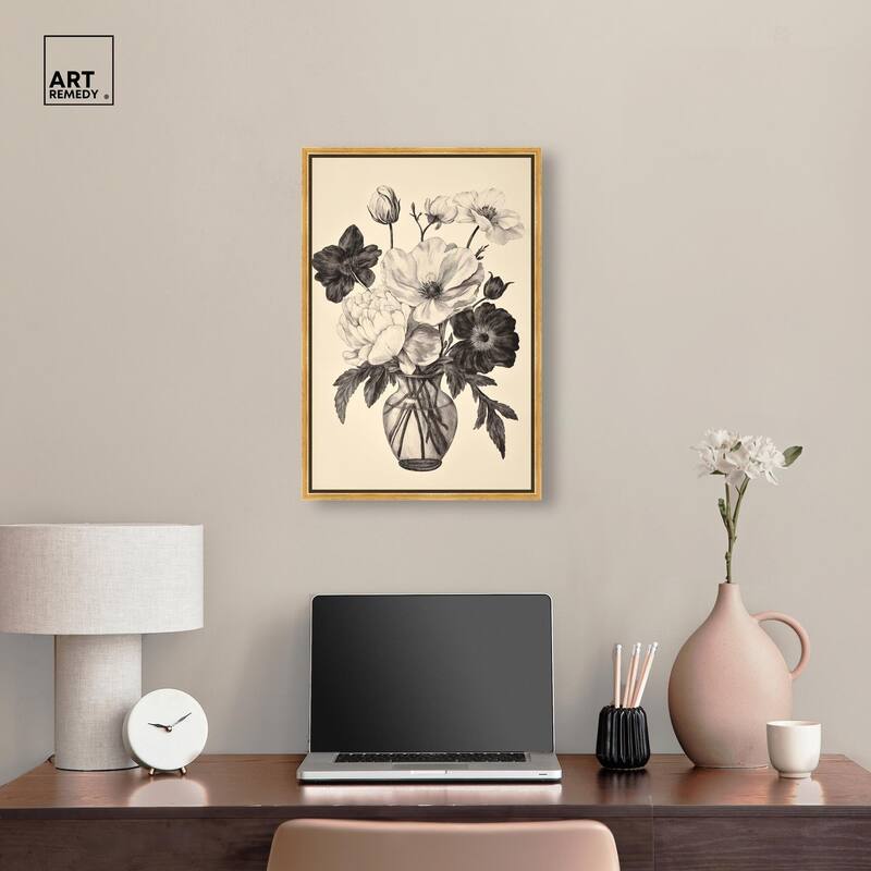Antique Aria Canvas by Art Remedy