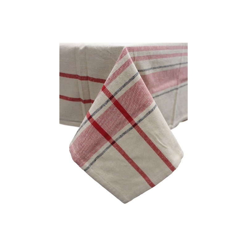 French Border Tablecloth (52 X 72) (Taupe)