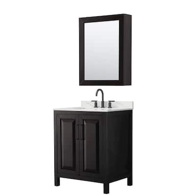 Wyndham Collection WCV252530S-QTZ-US3MED Daria 30" Free Standing