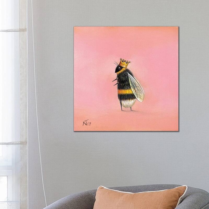 iCanvas "Queen Bee" by Neil Thompson Canvas Print - 26x26x1.5