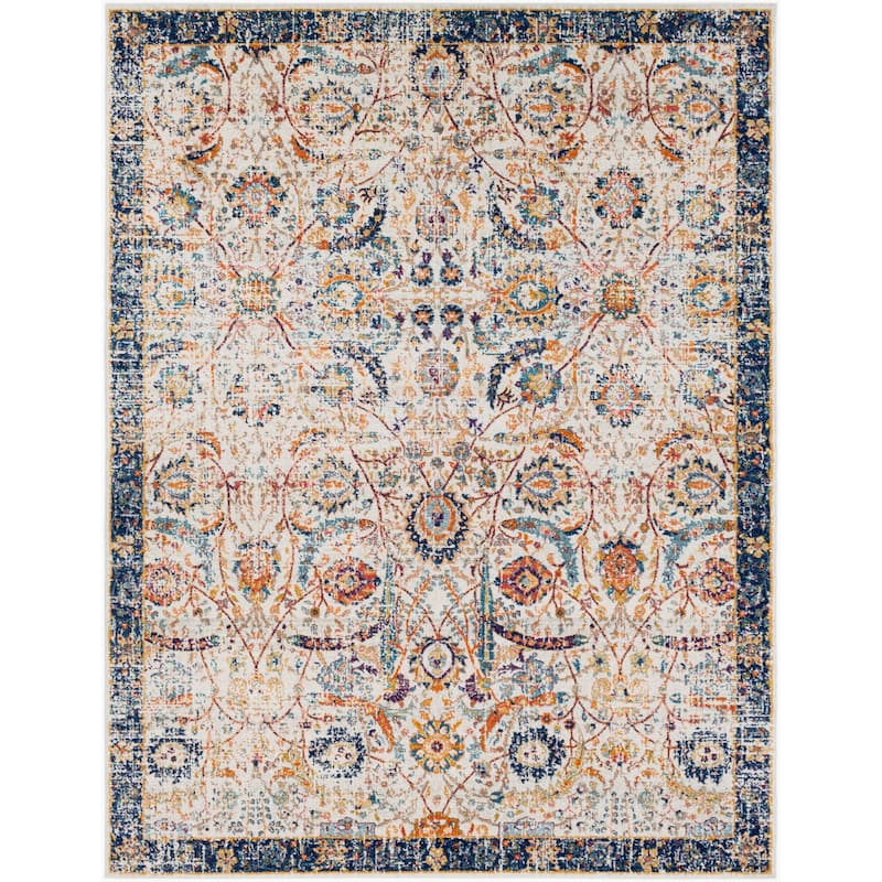 Livabliss Transitional Harput Border Area Rug