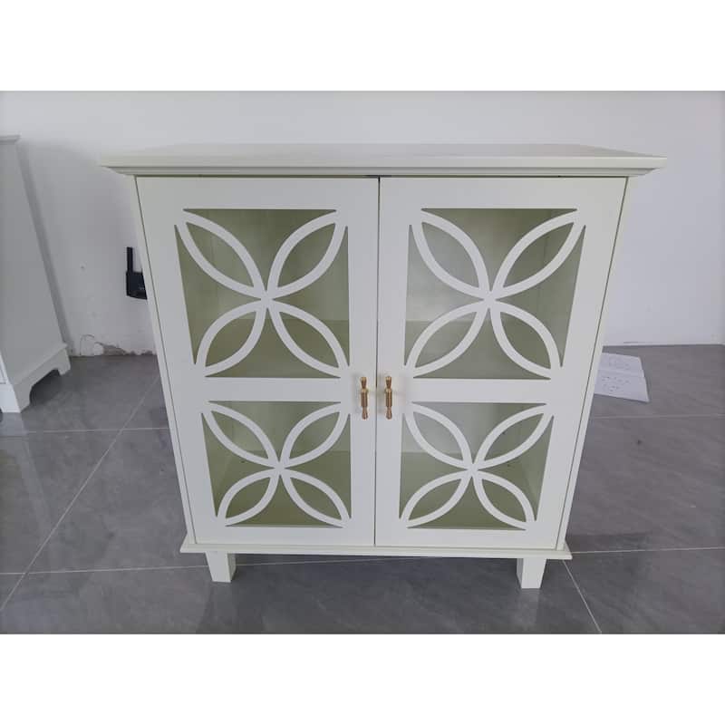 Sideboard Buffet Storage Cabinet With Adjustable Shelves