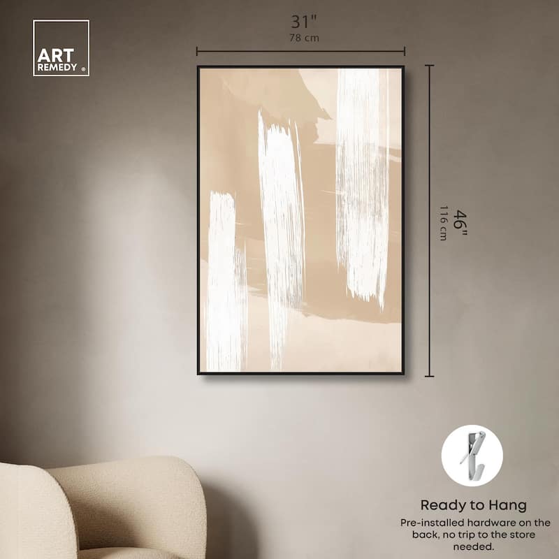 Gestural Grains I Canvas by Art Remedy