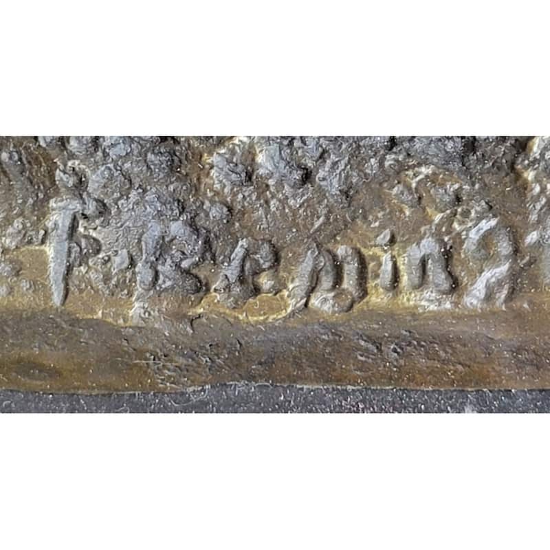 Frederic Remington Bronco Buster Bucking Horse Western Americana Bronze Statue