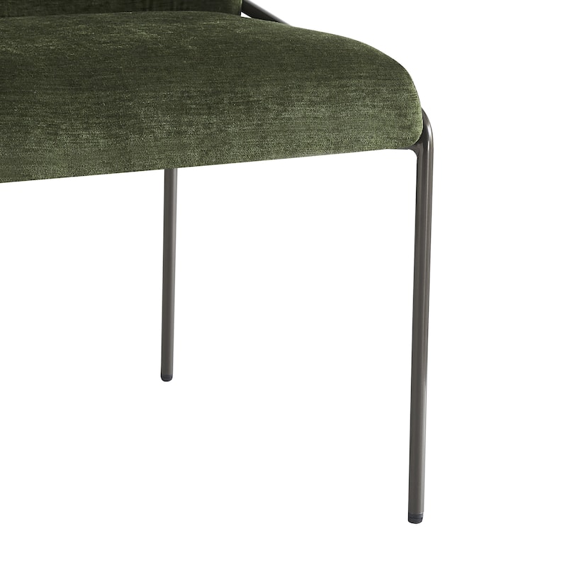 Christopher Knight Home - Marden Modern Upholstered Dining Chair Set with Curved High Back - Set of 2