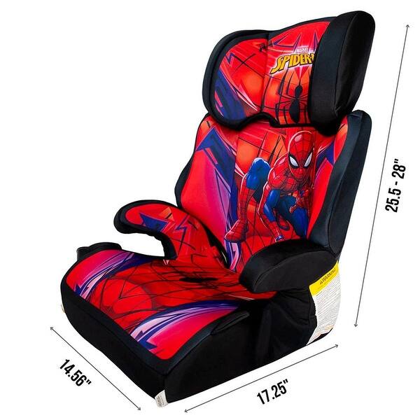 KidsEmbrace Spider-Man High Back Booster Car Seat, Spider-Man Suit