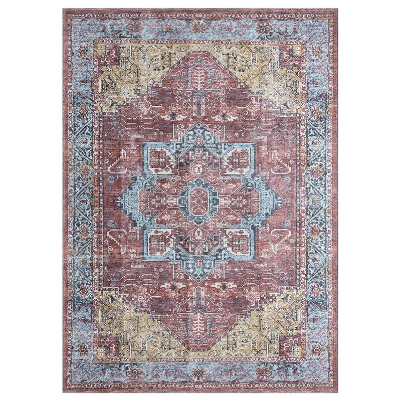 Legacy Monarch Traditional Bordered Washable Area Rug