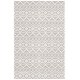 preview thumbnail 5 of 9, SAFAVIEH Handmade Marbella Guller Boho Geometric Wool & Viscose Rug 3' x 5' - Grey/Ivory - Rectangle