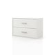 preview thumbnail 91 of 202, DH BASIC Modern Wood Customizable Stackable Storage Organizer - Cube Shelves, Drawer Cabinet, Bookcase with Doors by Denhour 2-Drawer - White