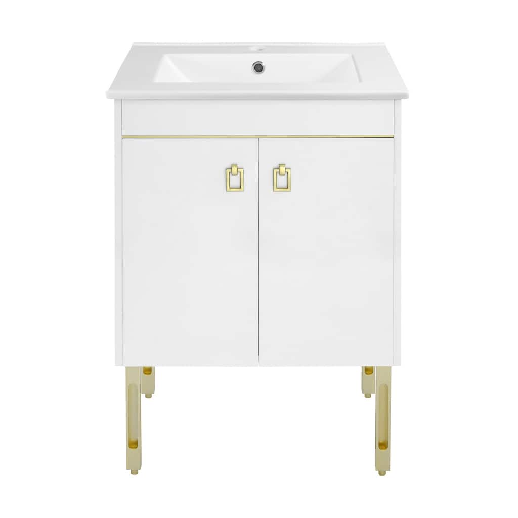 Swiss Madison SM-BV710 Lumiere 24" Free Standing Single Basin Vanity