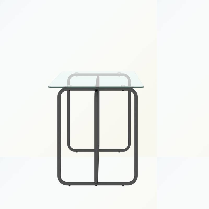 Rectangle Dining Table with Metal Frame