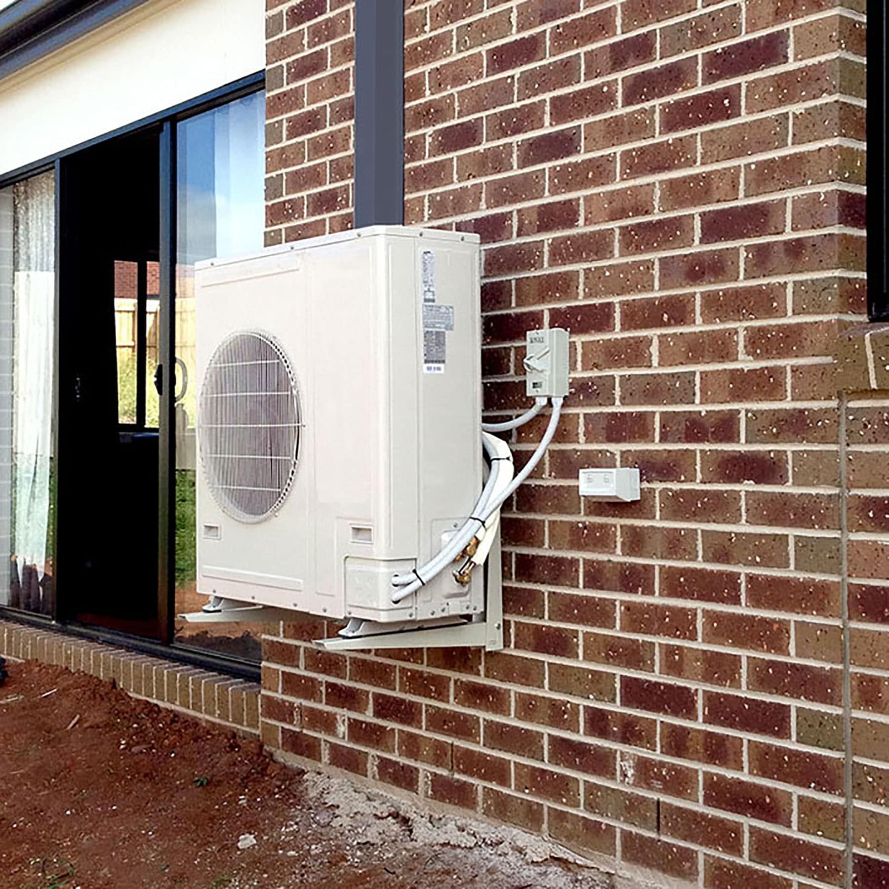 ANYMOUCT Split Air Conditioner Mounting Bracket White N A Bed