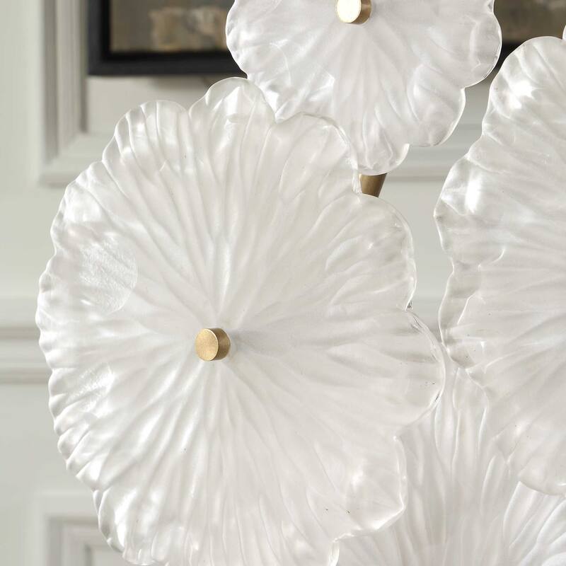 Uttermost Glass Garden Table Sculpture