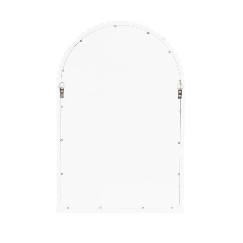 Kate and Laurel Scallia Wooden Arch Mirror