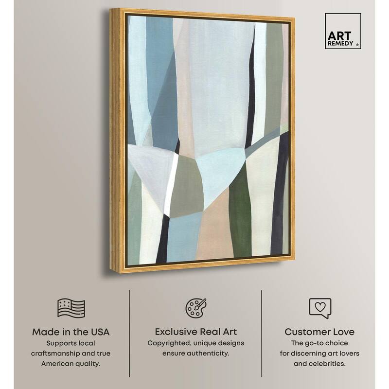 Abstract Fragments II Canvas by Art Remedy