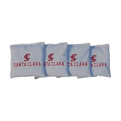 Santa Clara Broncos Gray Cornhole Bags