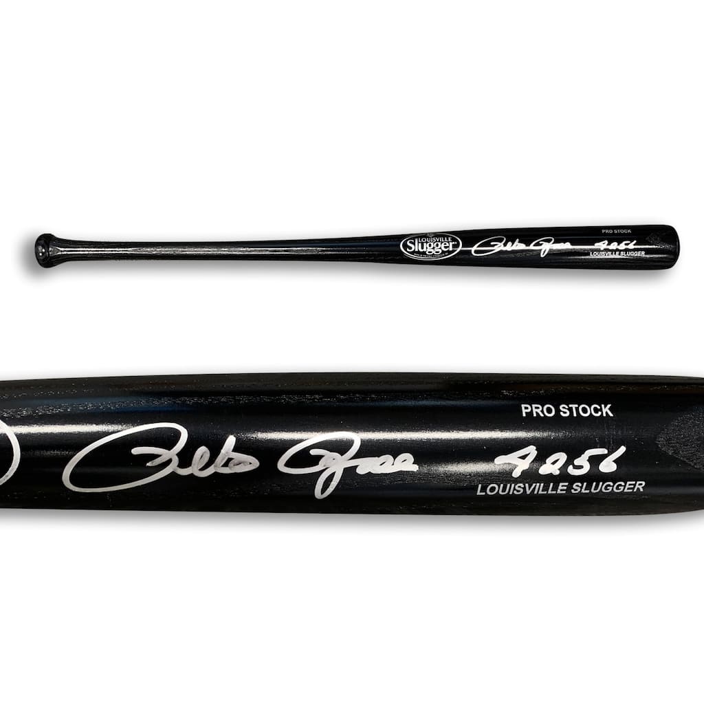 Pete Rose Autographed 34" Signed Baseball Bat 4256 Hits JSA COA - 8'6" x 11'6"