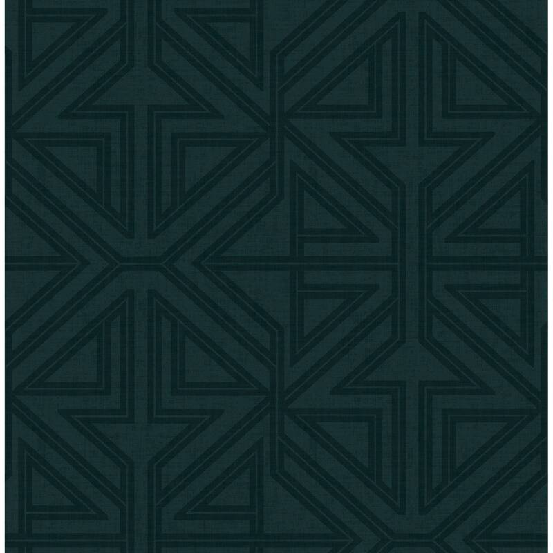 Scott Living Kachel Teal Geometric Wallpaper