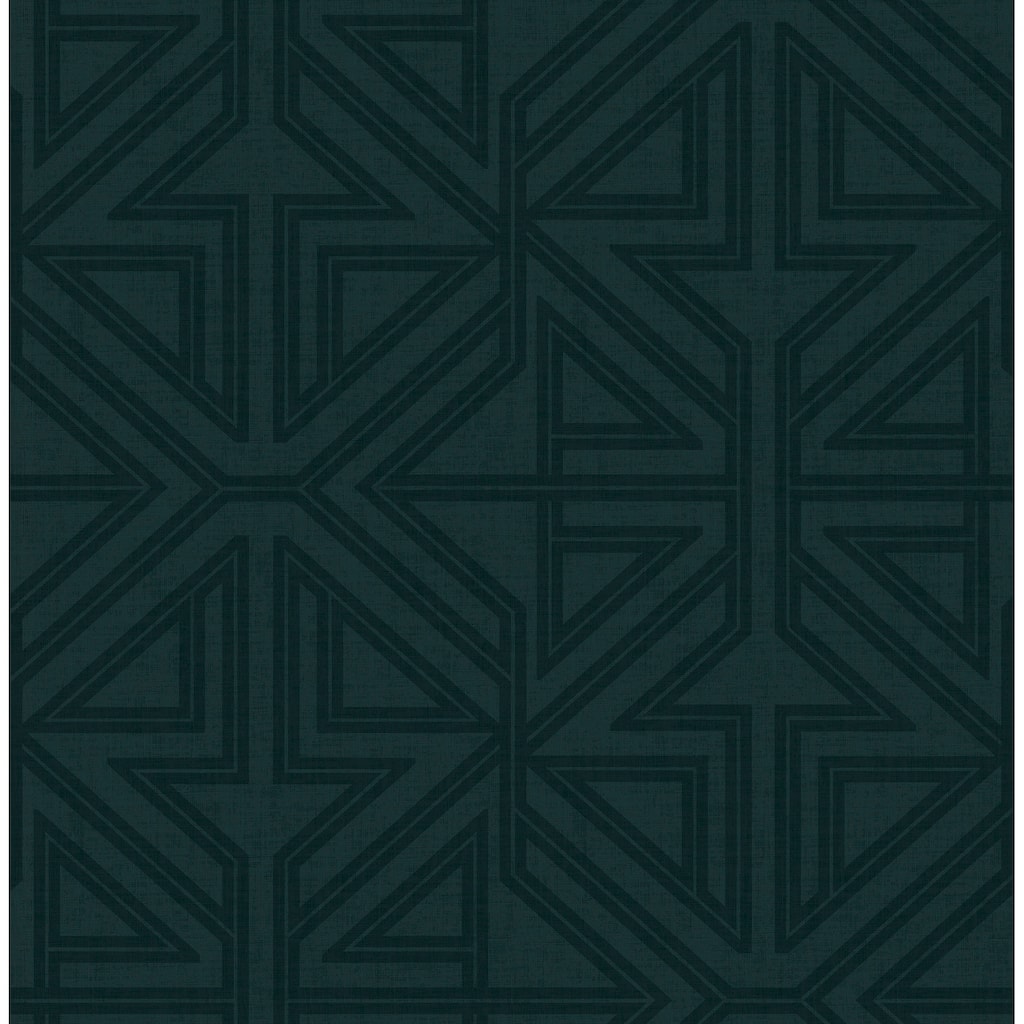 Scott Living Kachel Teal Geometric Wallpaper