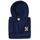 preview thumbnail 91 of 104, Sweet Kids 100% Polyester SUPER PLUSH Double Brushed Hooded Bathrobe with White Bookman Monogram N - Large