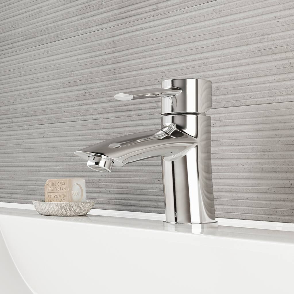 VIGO Bova Chrome Single Hole Bathroom Faucet