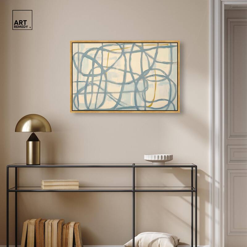 Unbroken Line II Canvas by Art Remedy