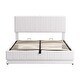 preview thumbnail 31 of 34, PU Leather Upholstered Platform Bed with Hydraulic Storage System,LED Light,Sockets and USB Ports
