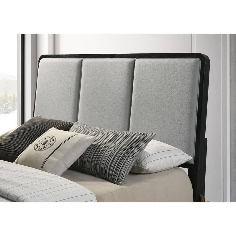 Anser Black and Grey 5-piece Bedroom Set