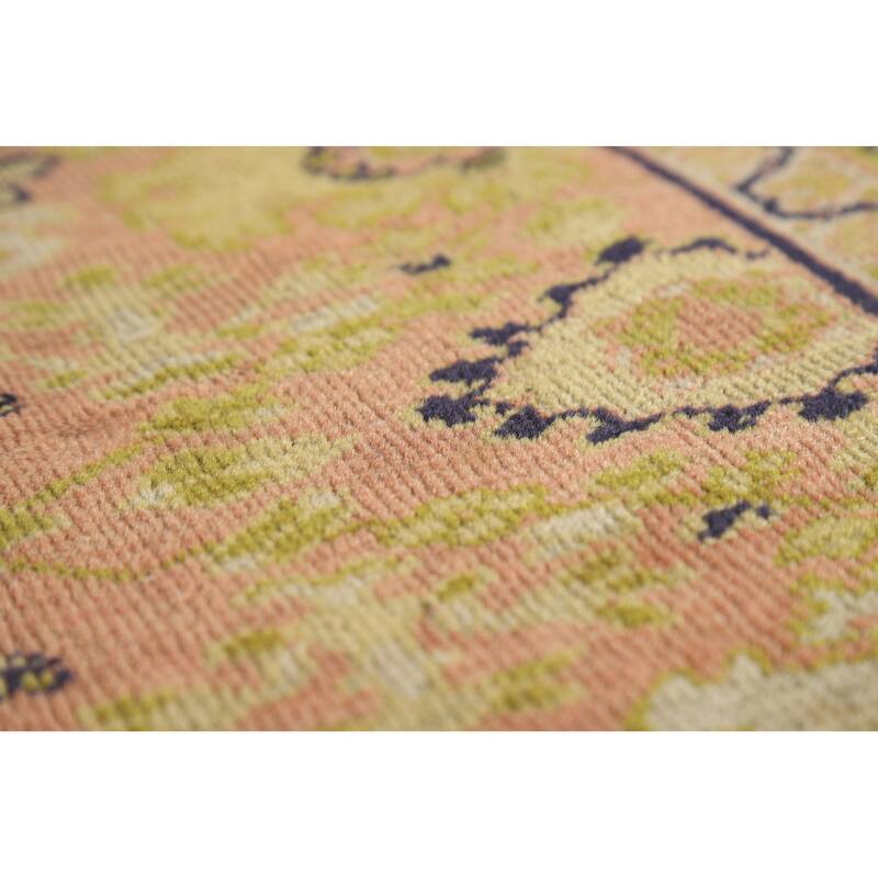 Antique Vegetable Dye Sultanabad Persian Wool Carpet - 8'9" x 11'7"