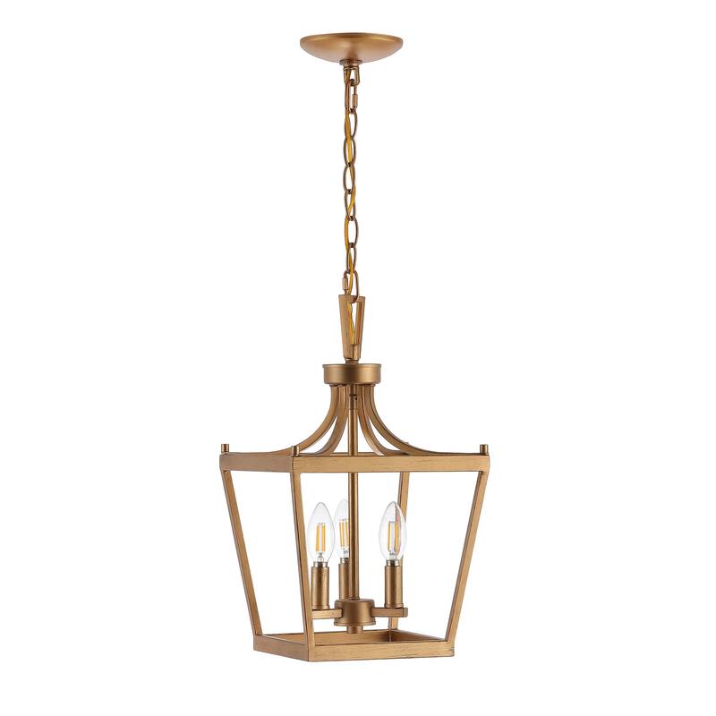 SAFAVIEH Lighting Soka 3-light Pendant - 10"x10"x21-93" - 10Wx10Dx93H