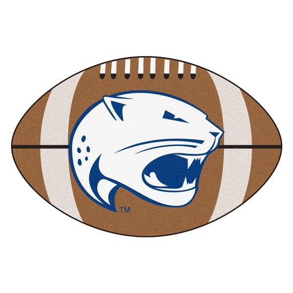 Ncaa University Of South Alabama Jaguars Football Shaped Mat Area Rug Na