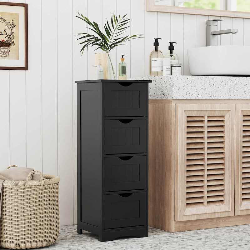 Costway 32.5'' Bathroom Floor Cabinet with Anti-tipping Device