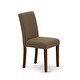 preview thumbnail 9 of 15, East West Furniture Dover Dining Room Chairs with Wood Seat - Finished in Mahogany (Set of 2)