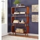 preview thumbnail 1 of 19, Simple Living Margo Mid-Century Modern 3-tier Bookshelf - 59.5"h x 36"w x 11.8"d