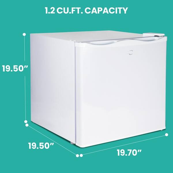 Koolatron Mini Upright Freezer, 1.2 cu ft (34L), White, Flat Back On Sale Bed Bath & Beyond