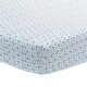 preview thumbnail 5 of 7, Lambs & Ivy Indigo Elephant Blue/White Safari 4-Piece Baby Crib Bedding Set