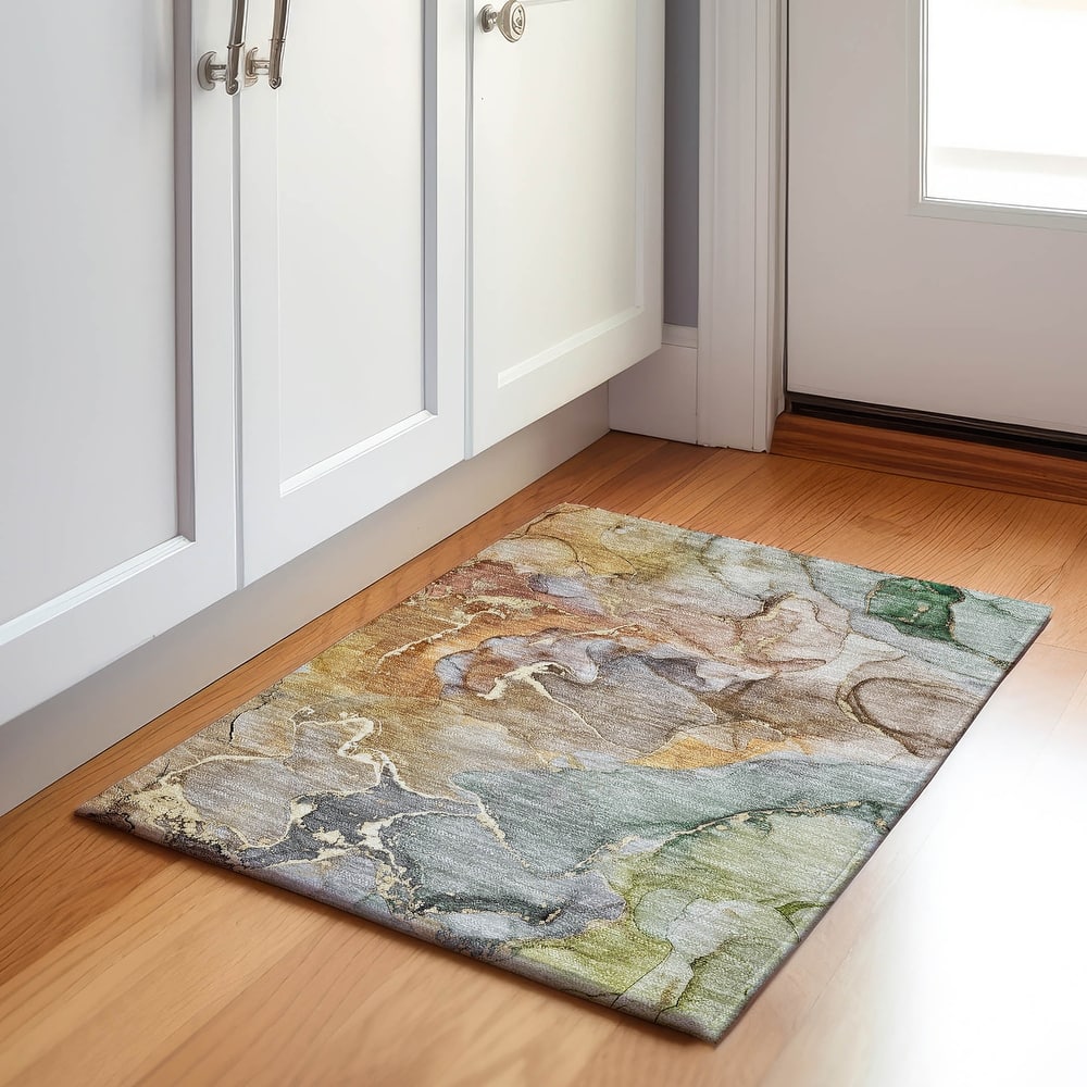 Premium Washable Super Soft Abstract Contemporary Mayfield Rug
