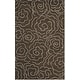 preview thumbnail 45 of 61, SAFAVIEH Handmade Soho Aloisa Roses N.Z. Wool Rug 5' x 8' - Chocolate/Ivory - Rectangle