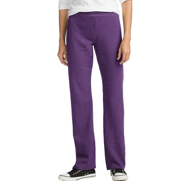 hanes purple sweatpants