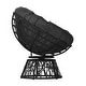 preview thumbnail 29 of 30, Papasan Swivel Patio Lounge Chair