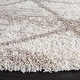 preview thumbnail 117 of 135, SAFAVIEH Hudson Shag Estella Diamond Trellis 2-inch Thick Rug