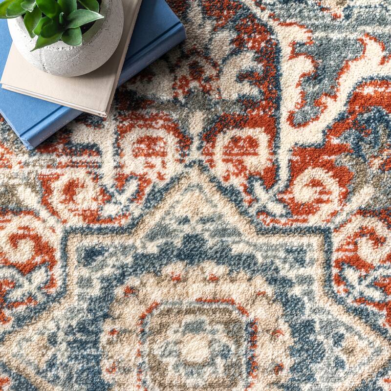 Nuloom Charlotte Faded Medallion Area Rug