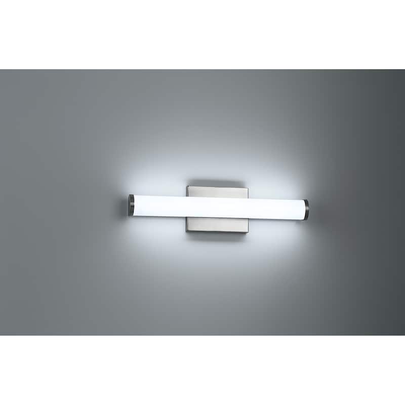 Arc 24-inch Brushed Steel LED Vanity