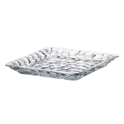 Majestic Gifts Inc. Serving Plate/Tray -Textured Exterior-10" Square - 10" Square