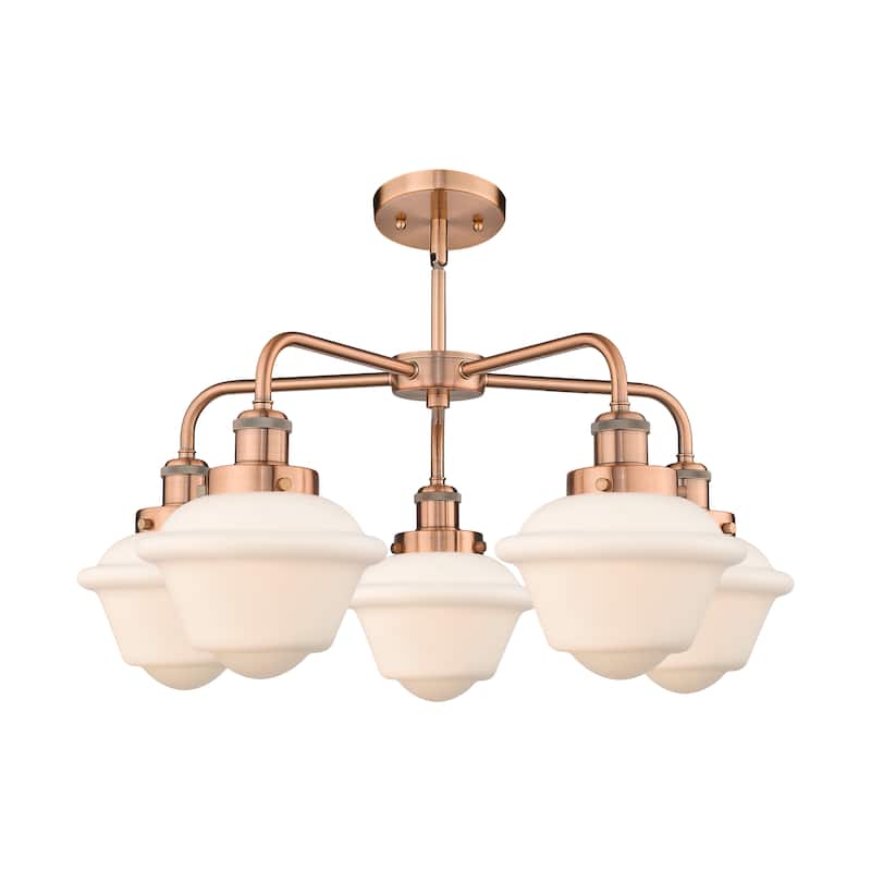 Innovations Lighting Oxford - 5 Light 25" Stem Hung Chandelier