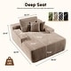 preview thumbnail 32 of 54, HOOOWOOO Modern Upgraded Fabric Sofa Chaise Lounge