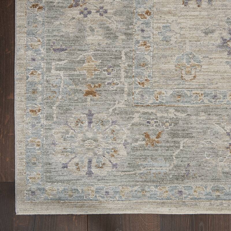 Nourison Asher Indoor only Persian Floral Medallion Area Rug