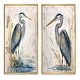 preview thumbnail 7 of 10, Designart "Heron By The Waterside Watercolour I" Animals Wall Art Décor Gallery Wall Set For Home Decor